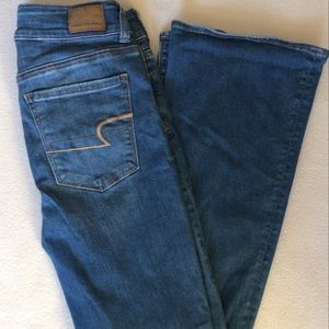 AEO Hi-Rise Artist Flare jeans